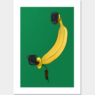 Banana Phone Posters and Art